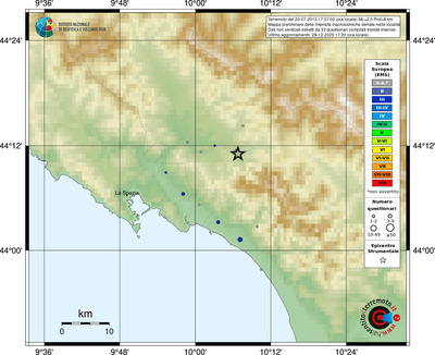 Mappa EMS - località