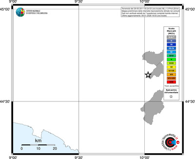 Mappa MCS - territori comuni