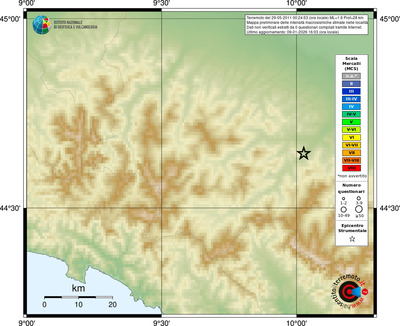 Mappa MCS - località