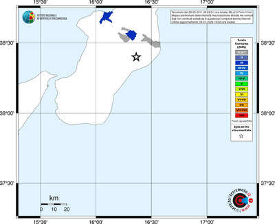 Mappa EMS - territori comuni