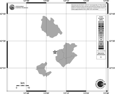 Mappa EMS - territori comuni
