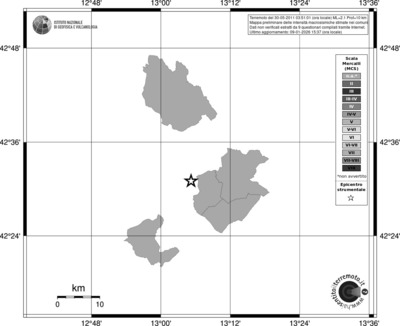 Mappa MCS - territori comuni