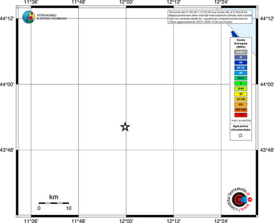 Mappa EMS - territori località