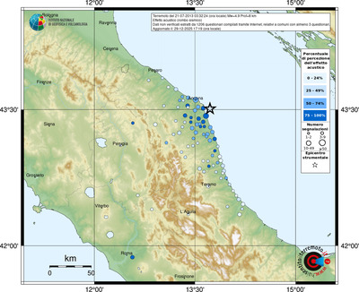 Mappa comuni con almeno 3 questionari