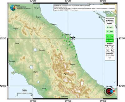 Mappa comuni con almeno 3 questionari