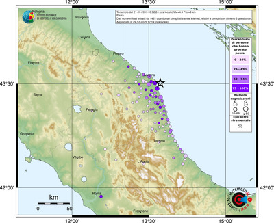 Mappa comuni con almeno 3 questionari