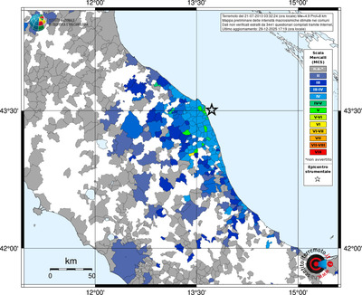 Mappa MCS - territori comuni