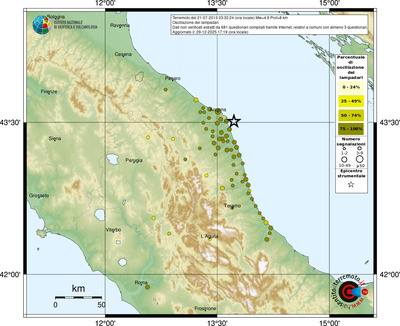 Mappa comuni con almeno 3 questionari