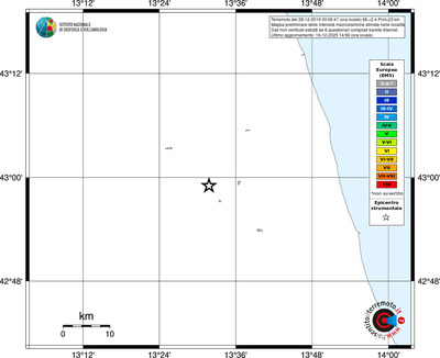 Mappa EMS - territori località
