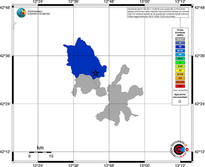 Mappa EMS - territori comuni