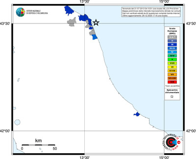 Mappa EMS - territori comuni