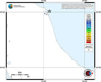 Mappa EMS - territori località