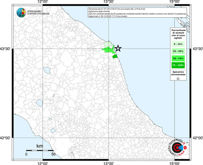 Mappa territorio comunale con almeno 3 questionari