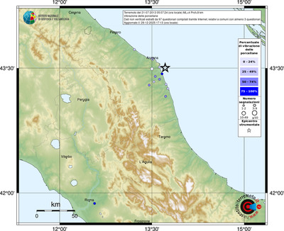 Mappa comuni con almeno 3 questionari