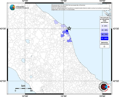 Mappa territorio comunale con almeno 3 questionari