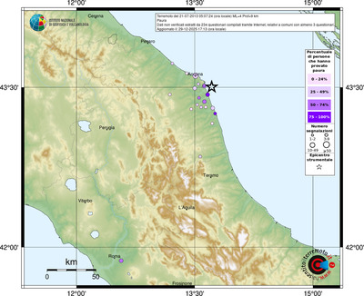 Mappa comuni con almeno 3 questionari