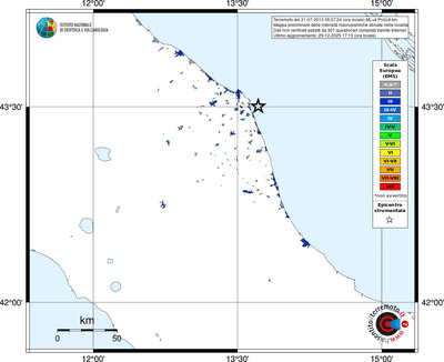 Mappa EMS - territori località