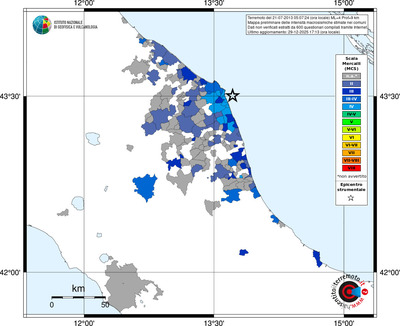 Mappa MCS - territori comuni