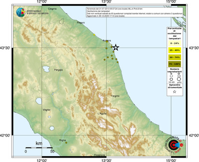 Mappa comuni con almeno 3 questionari
