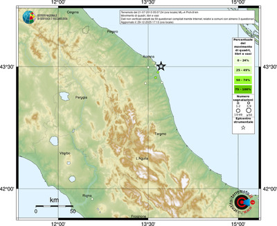 Mappa comuni con almeno 3 questionari