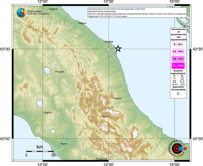 Mappa comuni con almeno 3 questionari