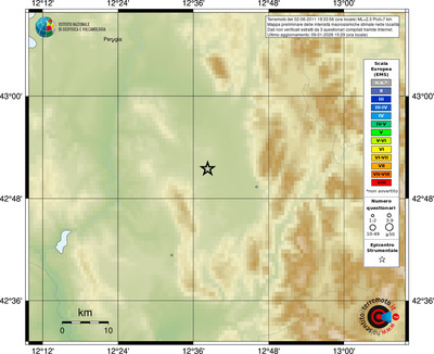 Mappa EMS - località