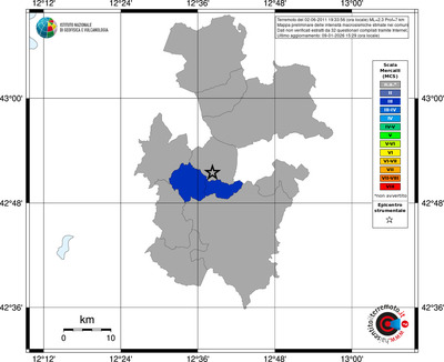 Mappa MCS - territori comuni