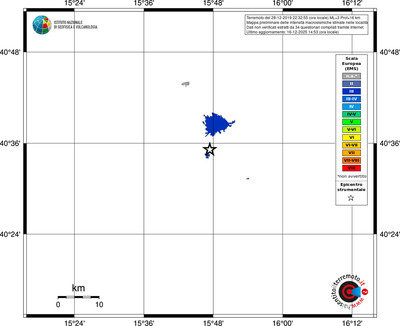 Mappa EMS - territori località