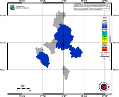 Mappa EMS - territori comuni