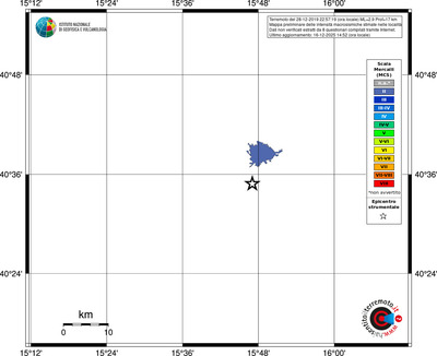 Mappa MCS - territori località