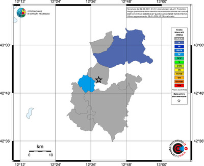 Mappa MCS - territori comuni
