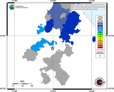 Mappa MCS - territori comuni