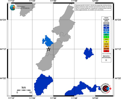 Mappa EMS - territori comuni