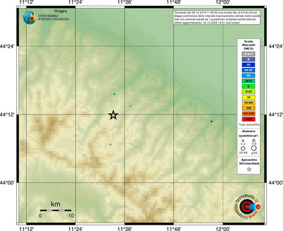 Mappa MCS - località