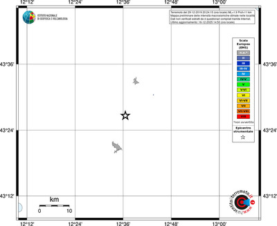 Mappa EMS - territori località