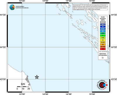Mappa EMS - territori comuni