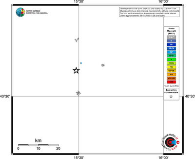 Mappa MCS - territori località