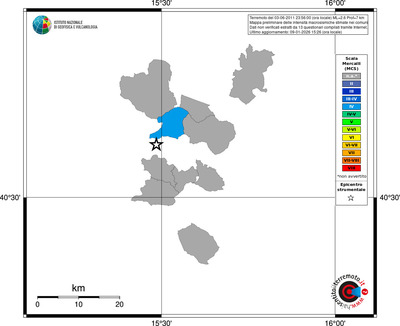 Mappa MCS - territori comuni