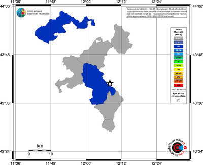 Mappa MCS - territori comuni