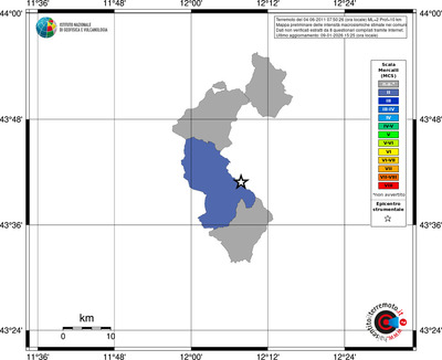 Mappa MCS - territori comuni