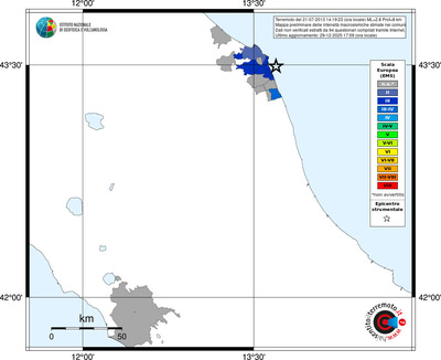 Mappa EMS - territori comuni