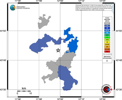 Mappa MCS - territori comuni