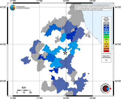 Mappa MCS - territori comuni