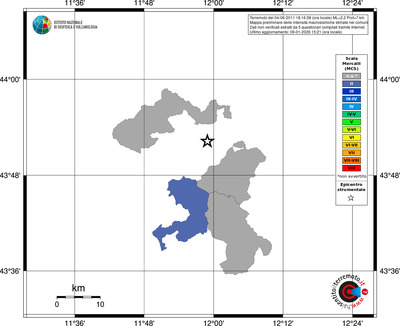 Mappa MCS - territori comuni