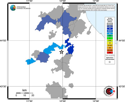 Mappa MCS - territori comuni