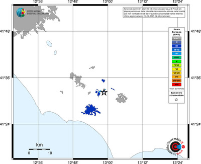 Mappa EMS - territori località