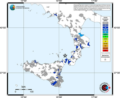 Mappa EMS - territori comuni