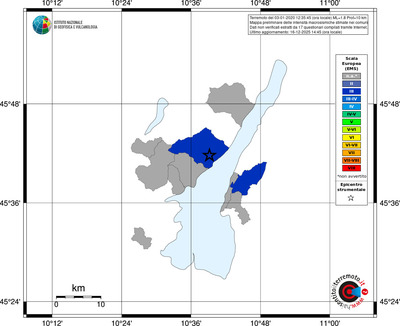 Mappa EMS - territori comuni