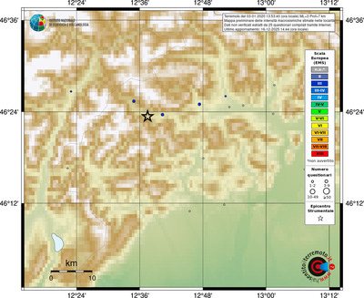 Mappa EMS - località