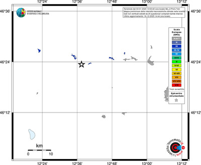 Mappa EMS - territori località